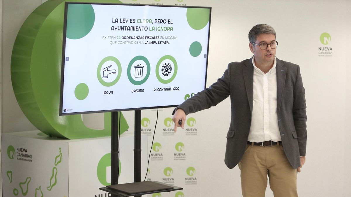 Juan Manuel Gabella, concejal de Nueva Canarias en Mogán. (ALEJANDRO RAMOS)