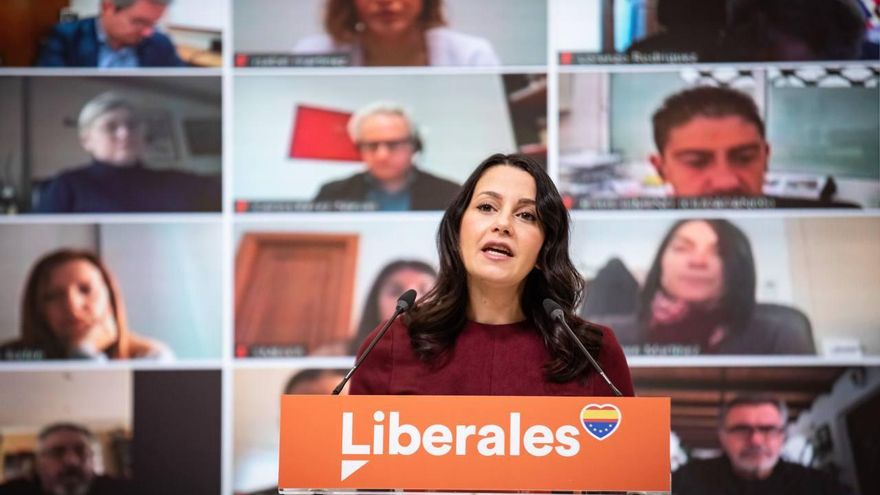 La presidenta de Ciudadanos, Inés Arrimadas