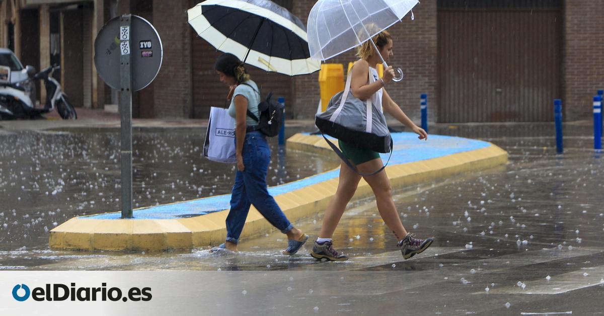 Septiembre arranca con lluvias en el norte y bajada generalizada de las temperaturas