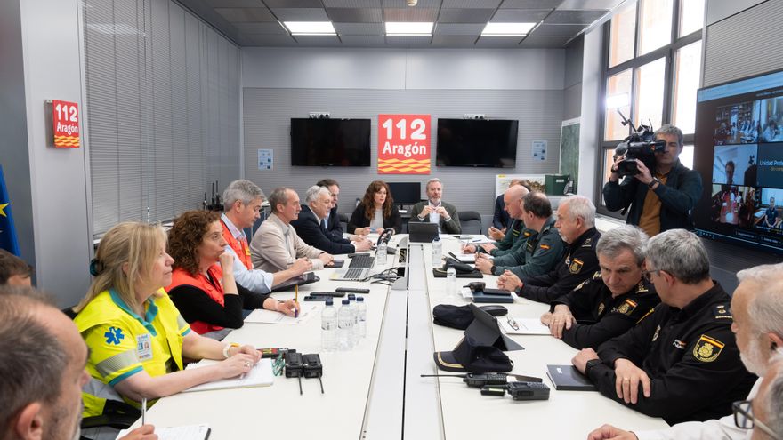 Aragón mantiene activado el nivel 2 de emergencia y Azcón se centra en atacar a Pedro Sánchez