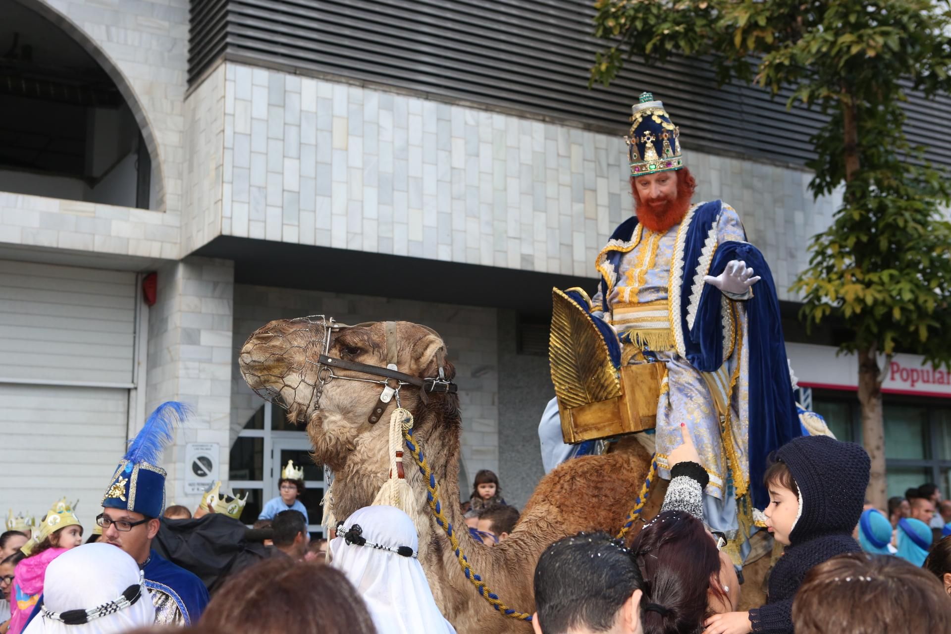 Cabalgata de Reyes en la capital grancanaria. (Alejandro Ramos).