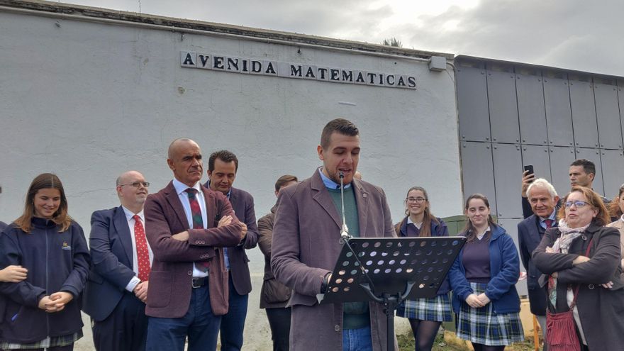 José Carlos Gámez durante su intervención en el acto de inauguración.