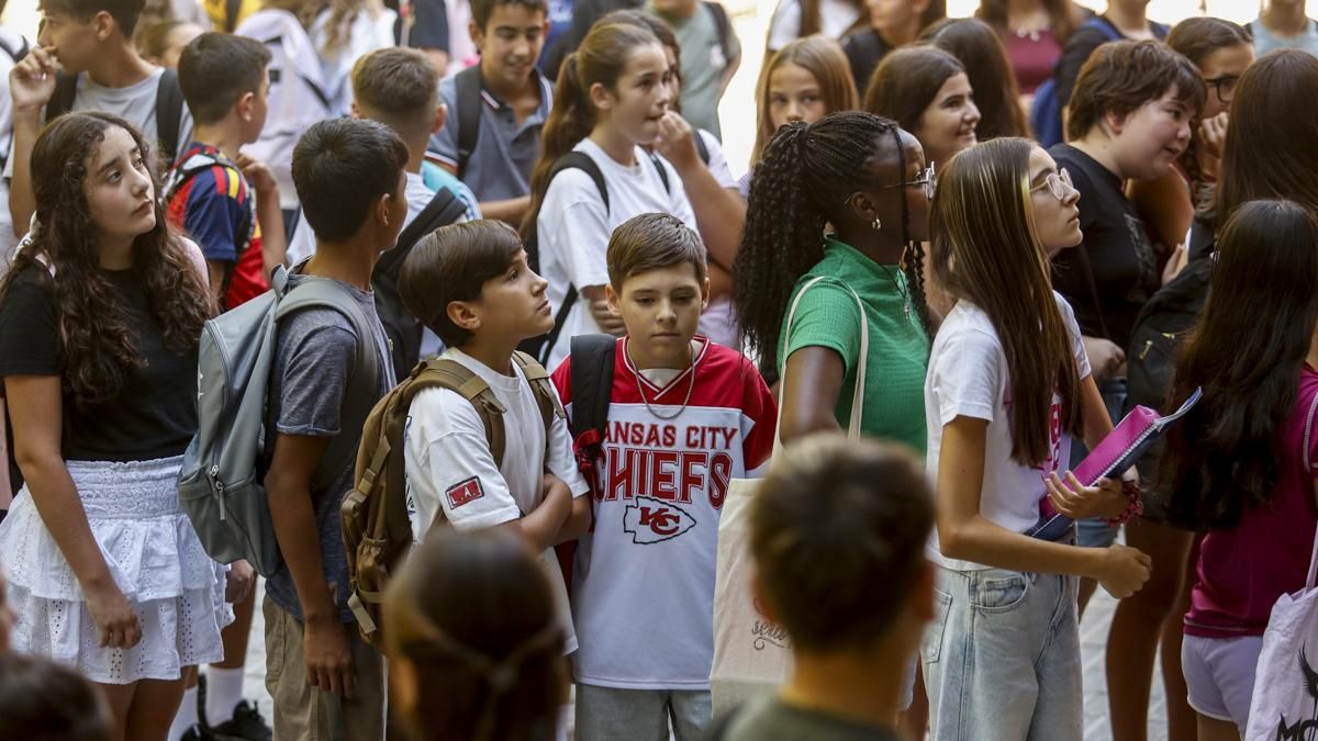 Comienzo de las clases en los institutos