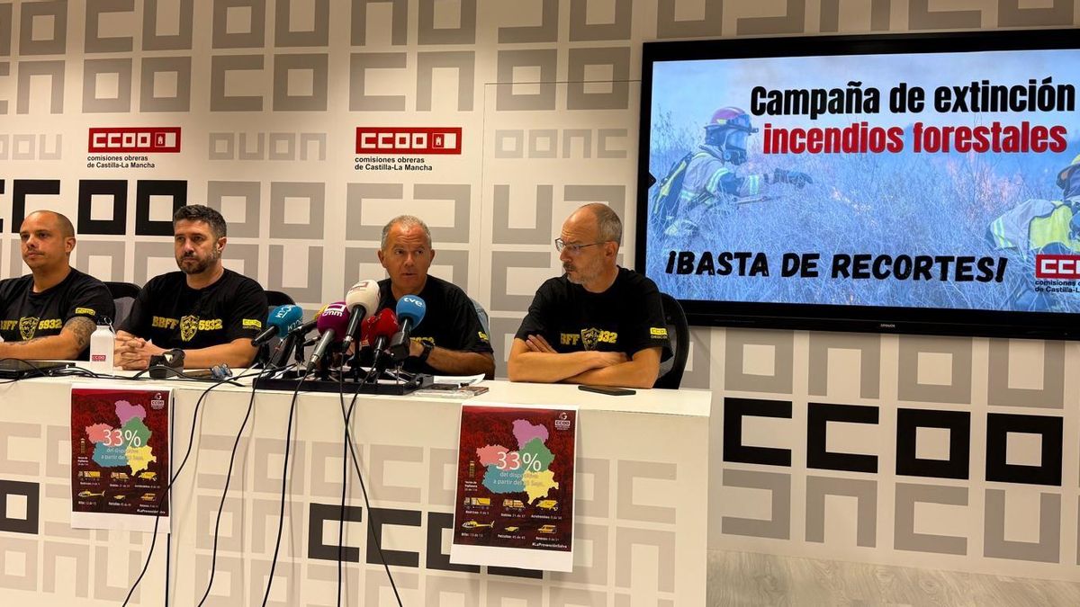 Rueda de prensa de CCOO, sobre la situación de GEACAM en 2026