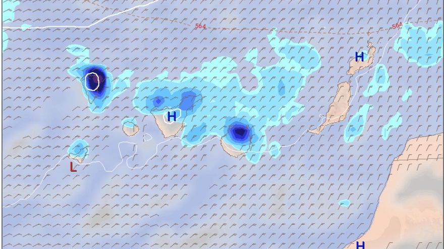 Canarias se prepara para un fin de semana pasado por agua