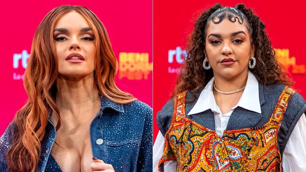 Melody y Lachispa en la presentación de los temas del Benidorm Fest 2025