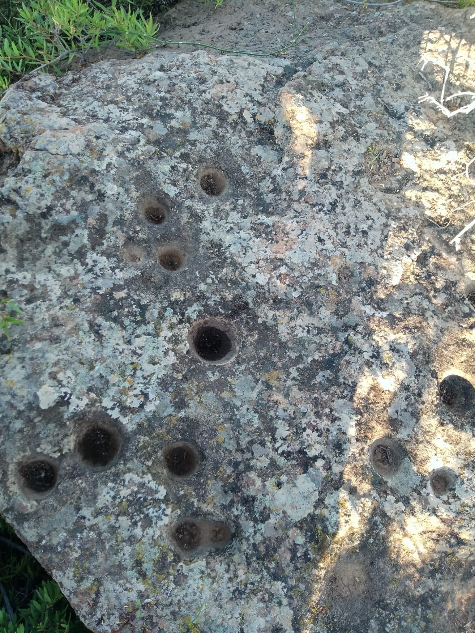 Yacimiento guanche en Arico.