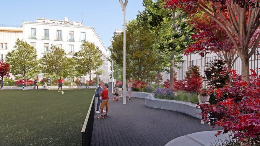 Las obras paradas en el campo de los Dragones de Lavapiés se reanudarán en verano