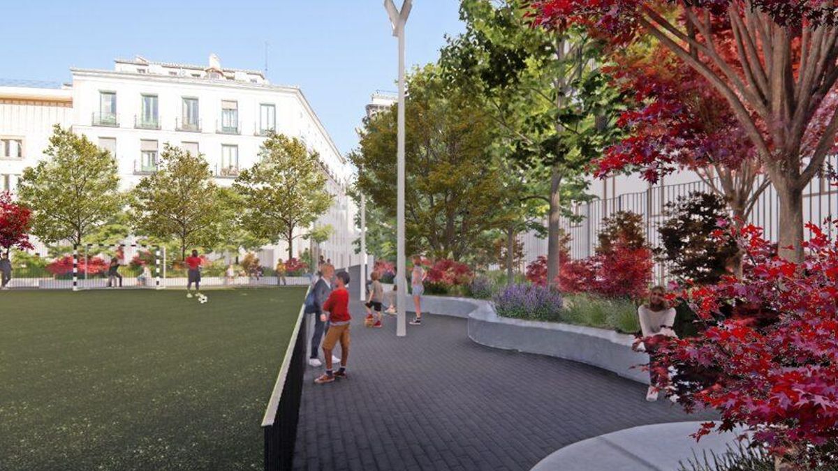 Las obras paradas en el campo de los Dragones de Lavapiés se reanudarán en verano