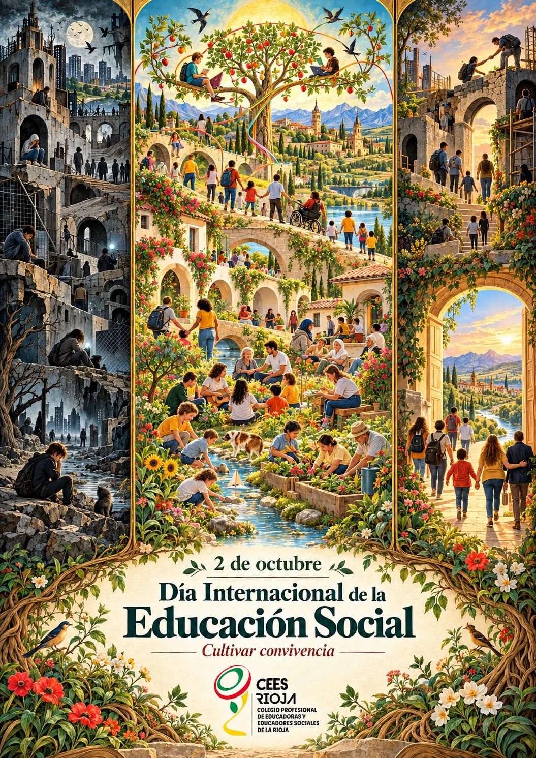 Cartel del Día de la Educación Social