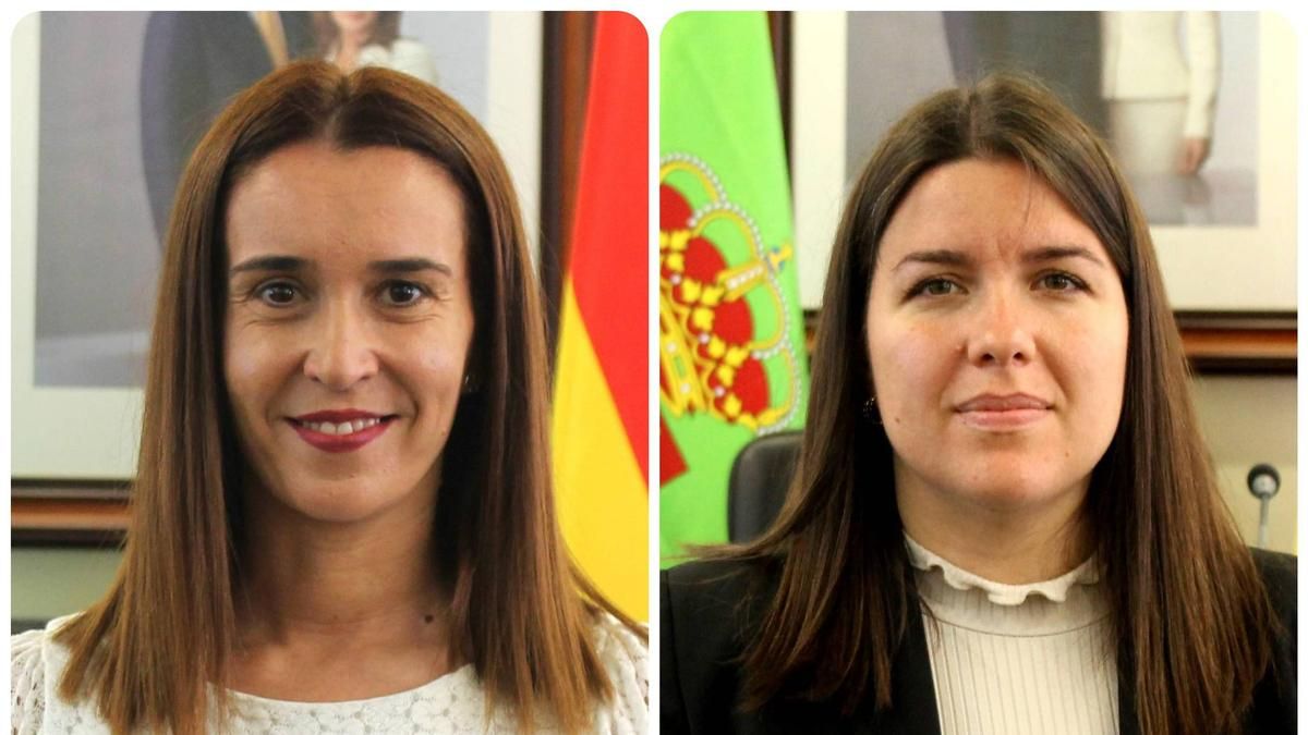 Enedina Quiroga (i) y Natalia Calvo, directora y subdirectora del Colegio Mayor La Tebaida de la Universidad de León en Ponferrada.