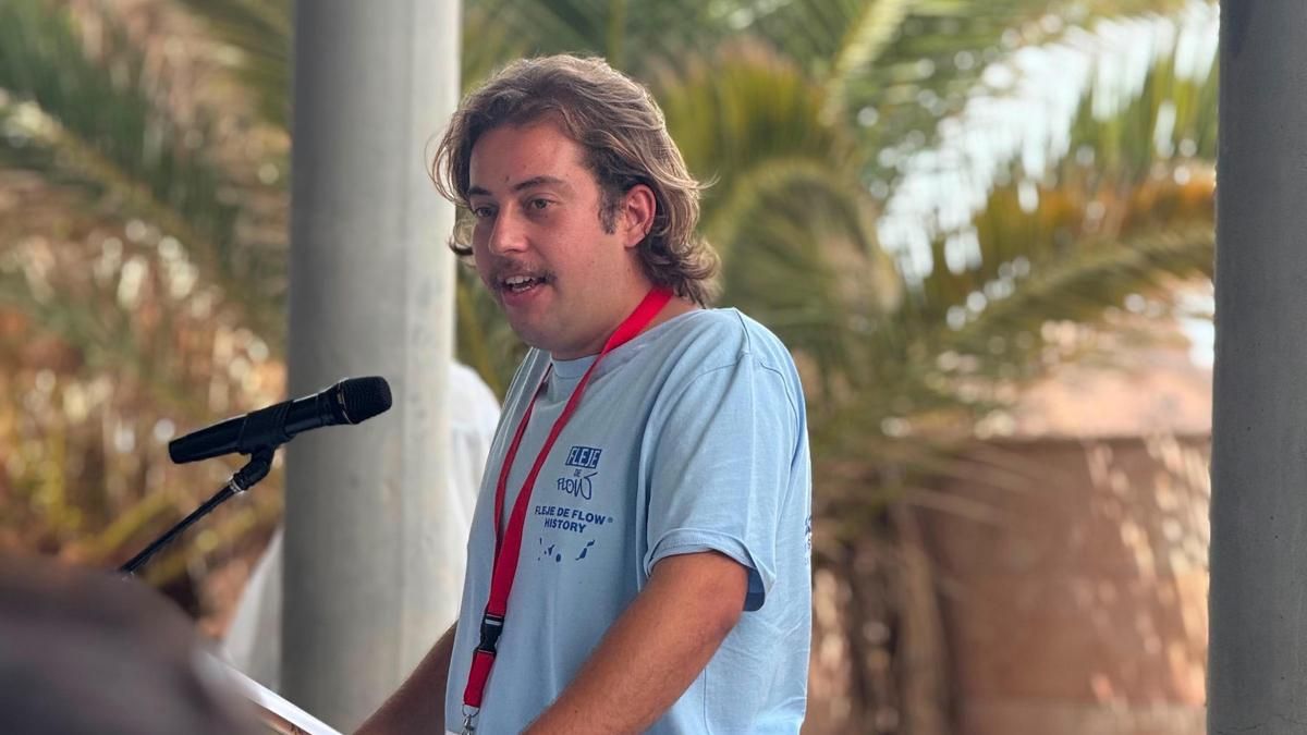 El palmero Tomás González, nuevo secretario general de Juventudes Socialistas de Canarias