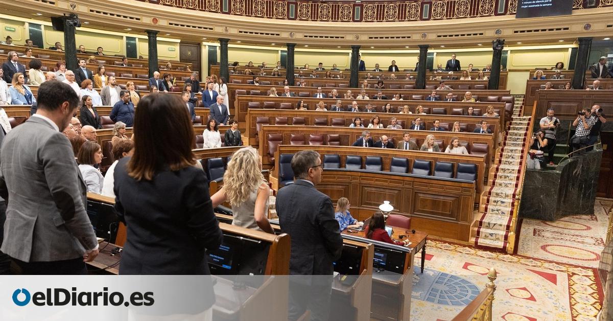 Vox se ausenta del Congreso durante un minuto de silencio contra el genocidio en Gaza