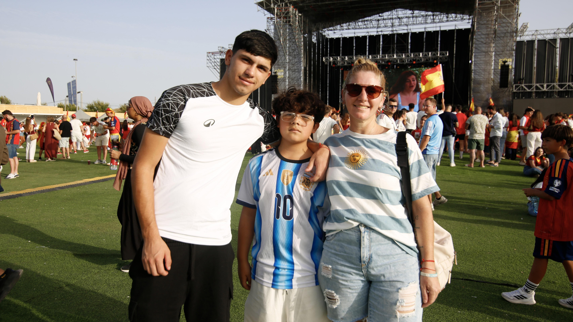 Afición de la selección española en el Córdoba Live