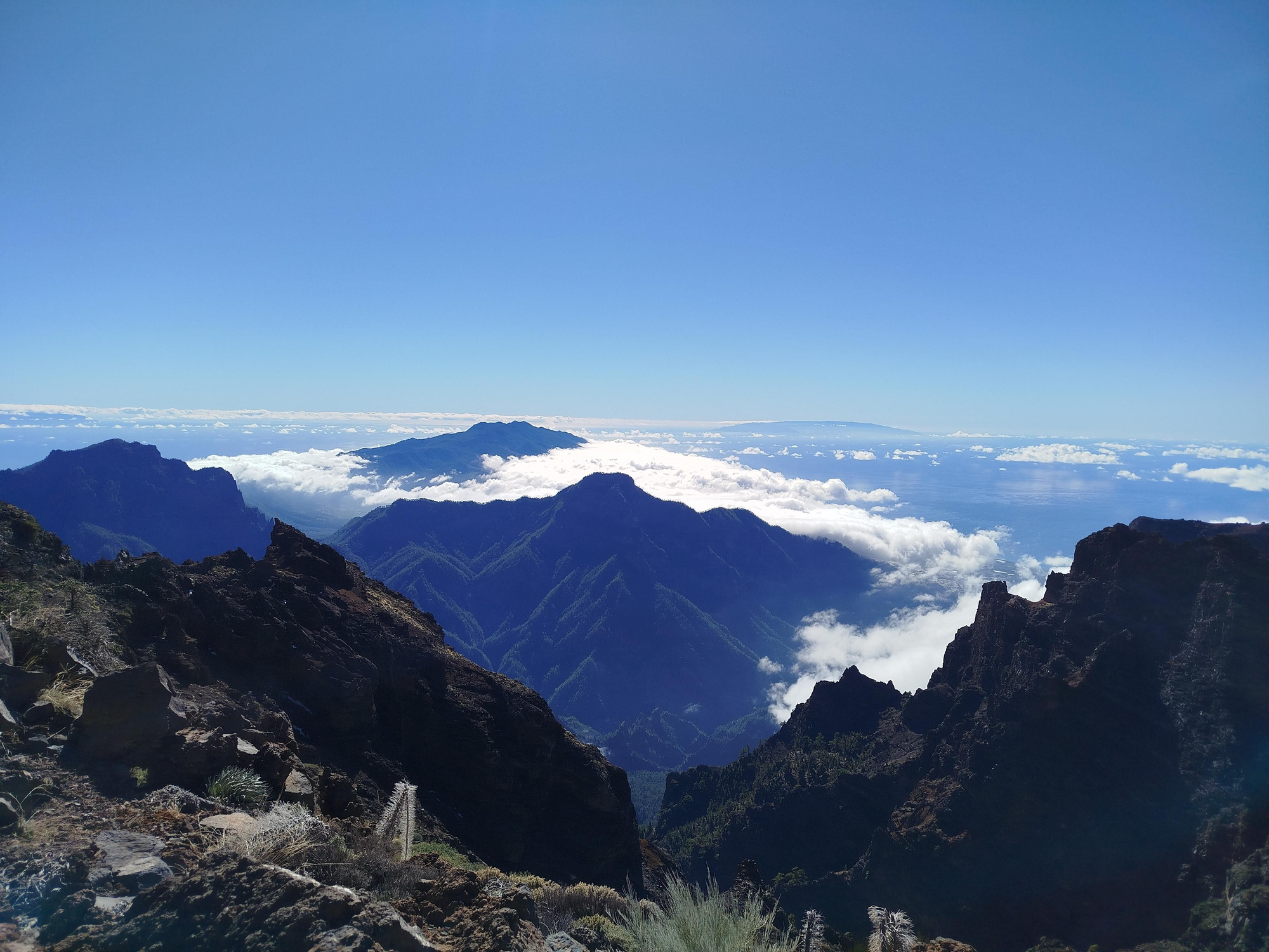 Vista desde el Roque de los Muchachos, 2025. Foto: VJHC