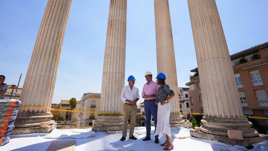 Mejoras arqueológicas y de conservación obligan a ampliar el plazo de las obras del Templo Romano