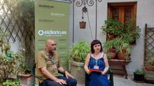 Rodolfo Häsler en el set de eldiarioclm.es en el Festival Voix Vives
