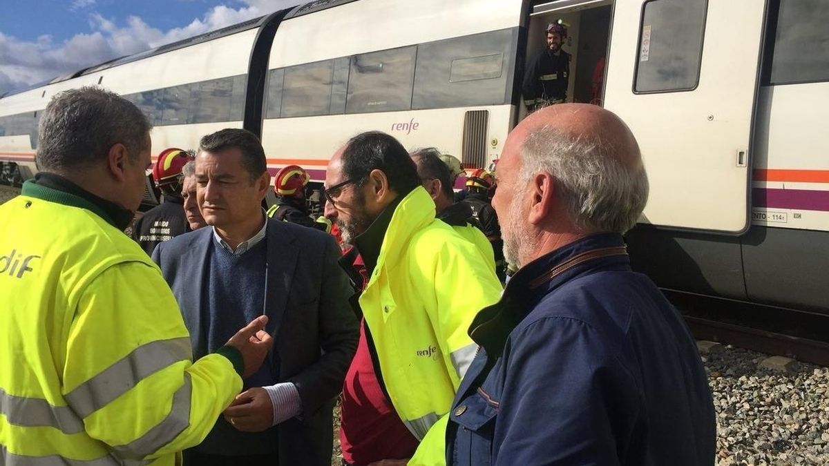 Sanz, sobre el tren de Arahal: "Las filtraciones pueden afectar la vía en cualquier momento y no es predecible"