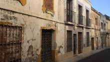 Casas en ruinas casco histórico de Badajoz