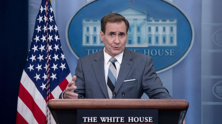 Fotografía de archivo de John Kirby, portavoz de la Casa Blanca. EFE/EPA/MICHAEL REYNOLDS