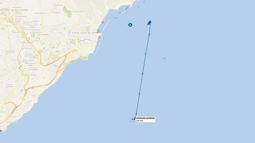 Últimas horas de búsqueda: el Ángeles Alvariño rastrea una zona nueva más al sur de Santa Cruz de Tenerife