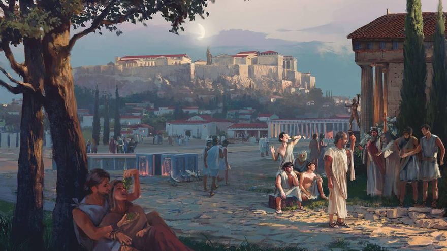 Acrópolis, Ágora clásica