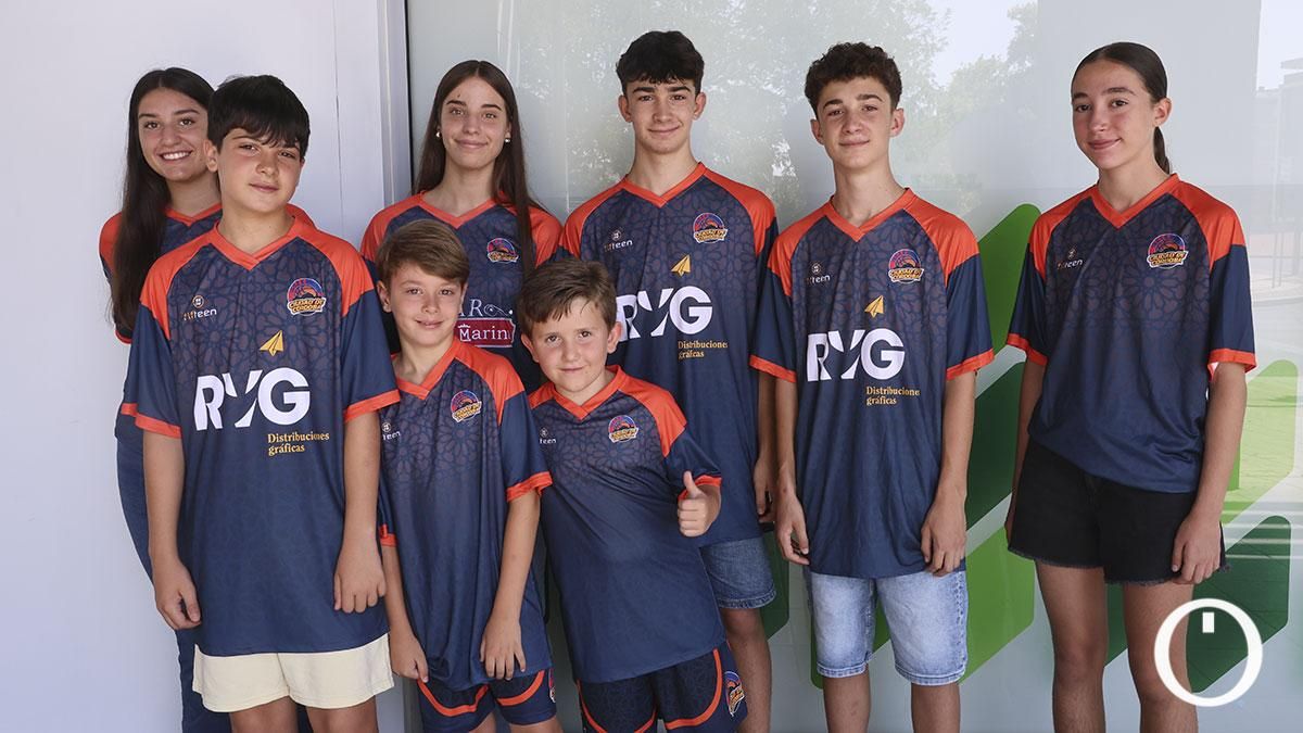 Jugadores y jugadoras de cantera del CB Ciudad de Córdoba