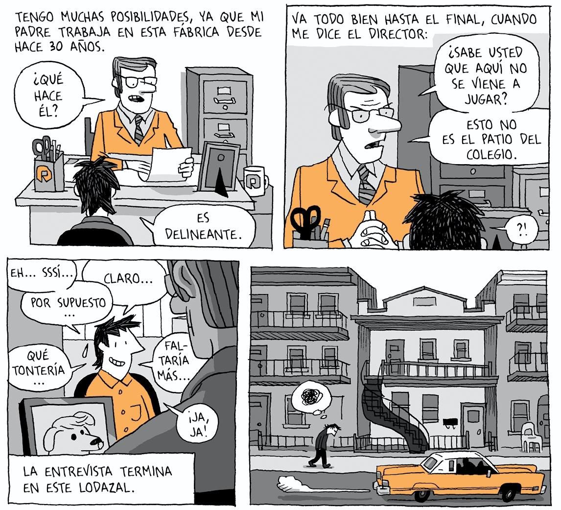 Viñetas de 'Crónicas de juventud', de Guy Delisle