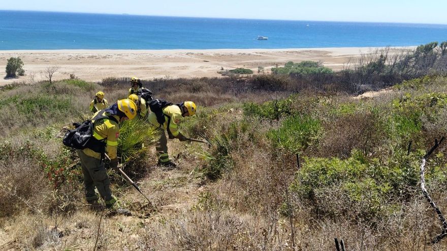 Incendio en La Línea.