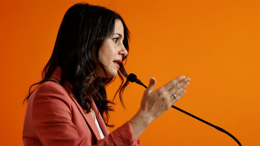 La presidenta de Ciudadanos (Cs), Inés Arrimadas. EFE/Biel Aliño/Archivo