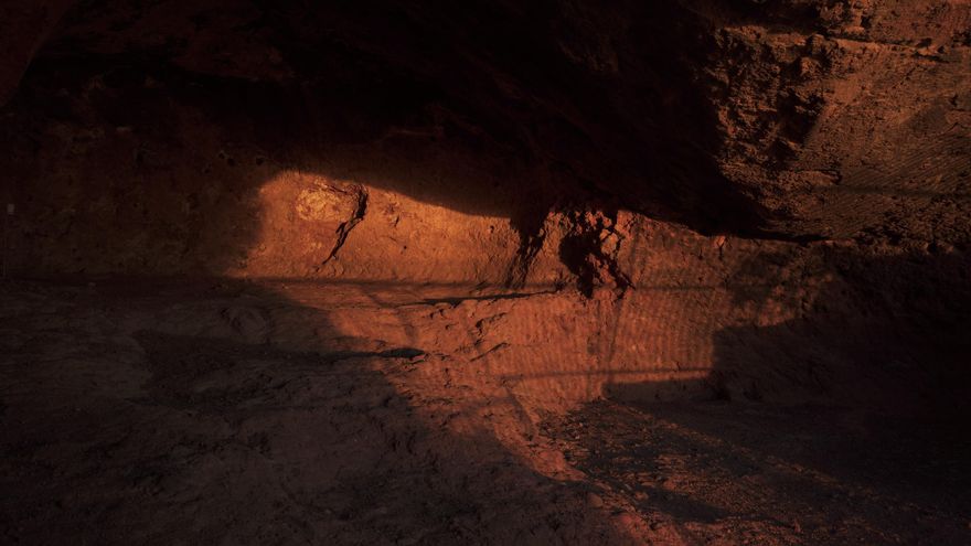 Puesta de sol del solsticio de invierno en el Santuario del Risco Chapín.