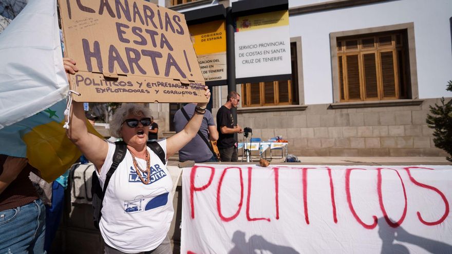 La Plataforma 'Canarias se agota' anuncia una huelga de hambre indefinida si no se detienen las obras de Cuna del Alma y el hotel de La Tejita
