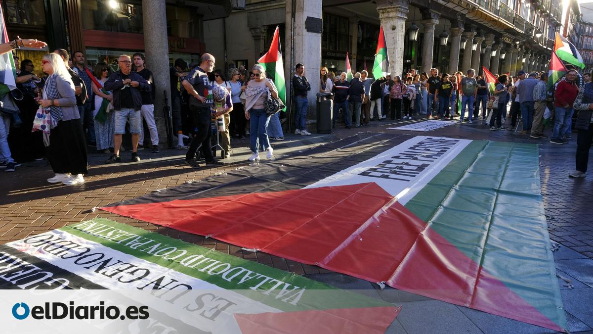 Unas 3.000 personas claman en Valladolid por el fin del "genocidio" en Gaza