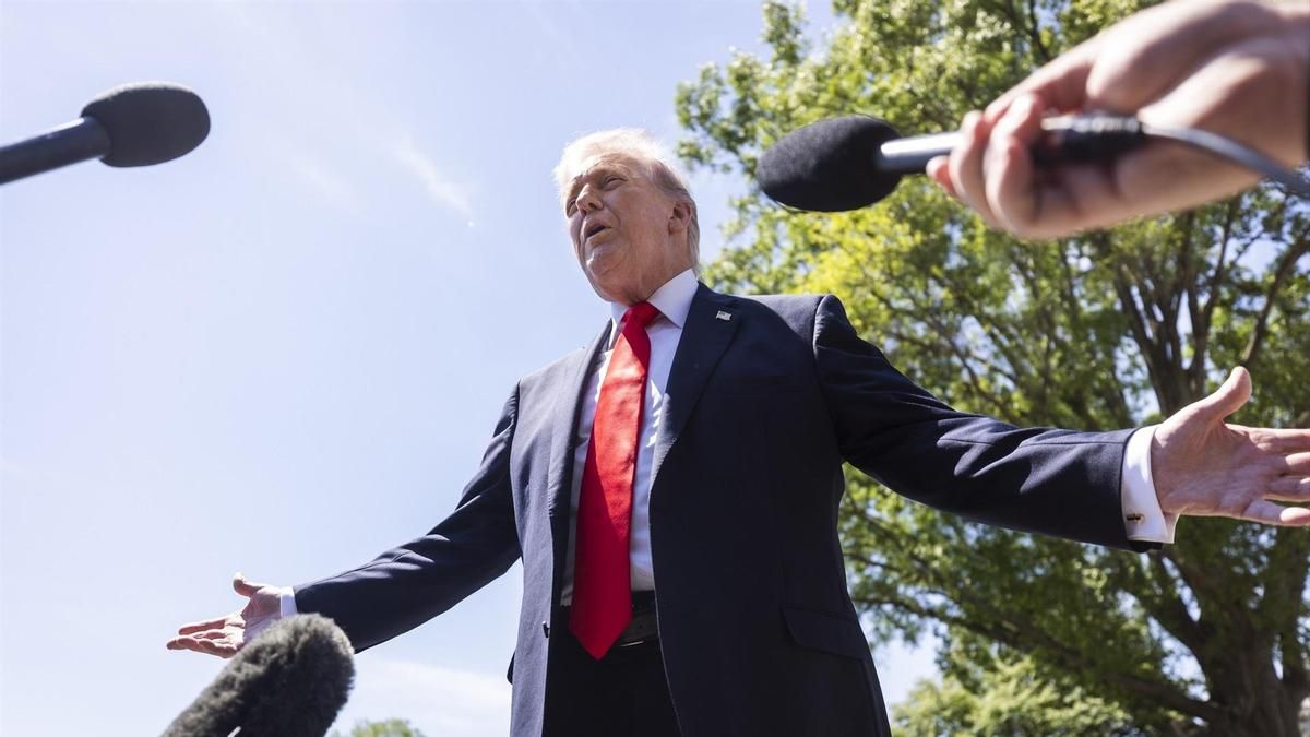 El presidente de EEUU, Donald Trump, en una imagen tomada el 1 de mayo.