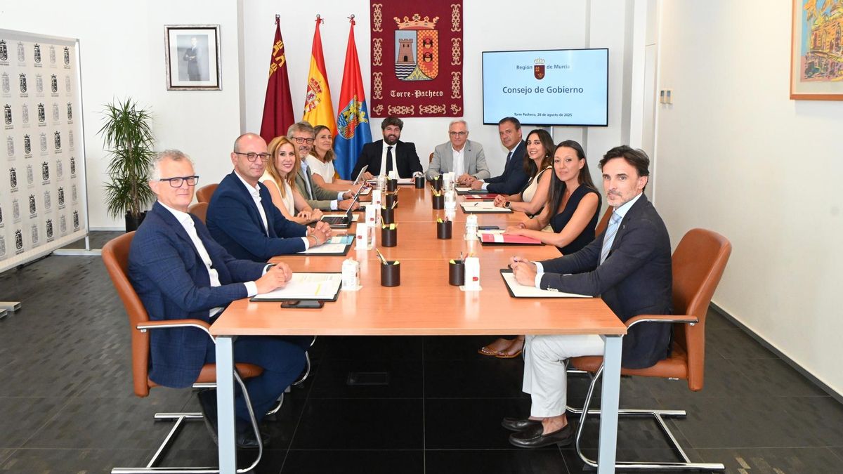 Reunión del Consejo de Gobierno de la Región de Murcia en Torre Pacheco