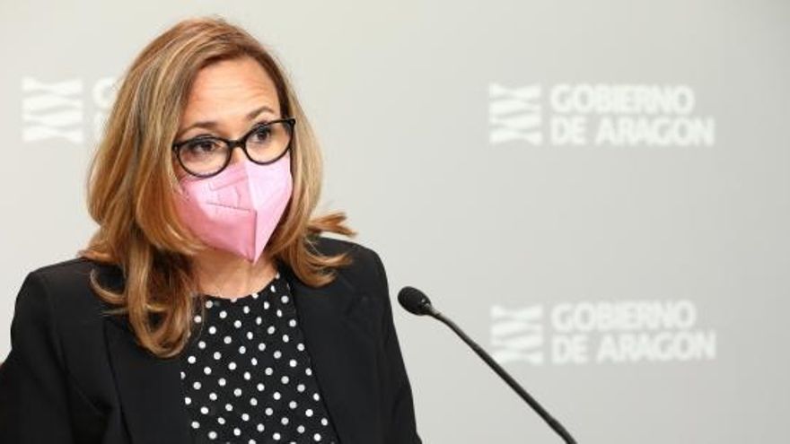 Mayte Pérez en la rueda de prensa del consejo de Consejo de Gobierno del 25 de enero de 2021