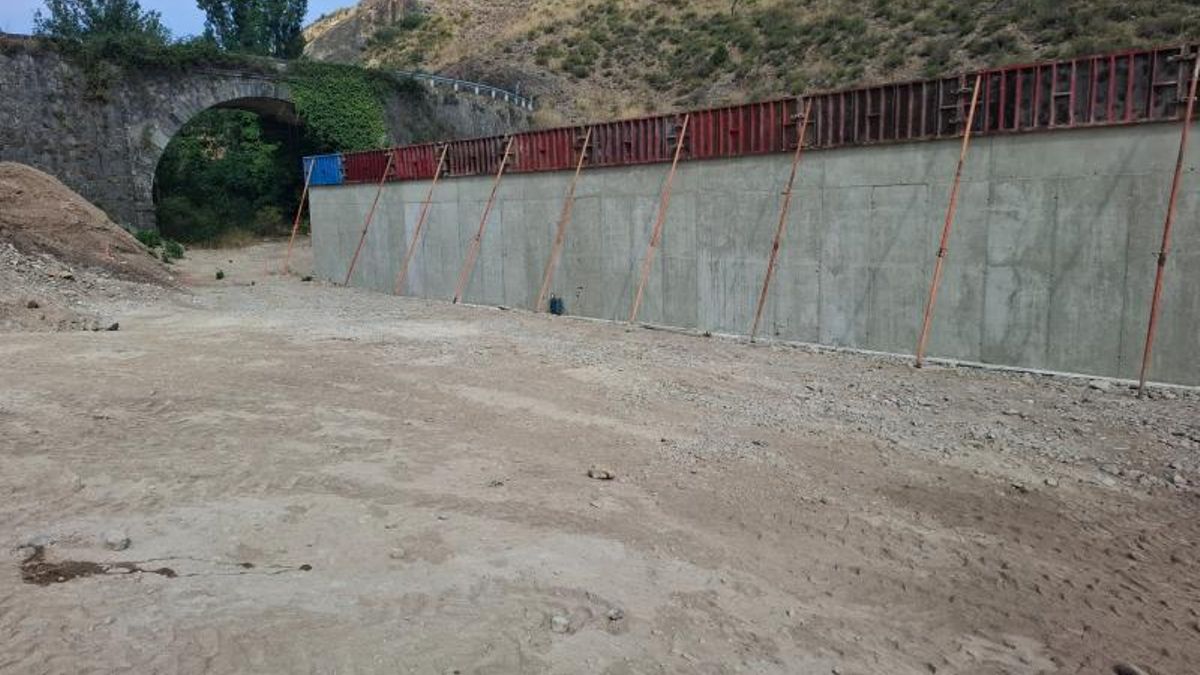 Mejoras en la carretera de Grávalos