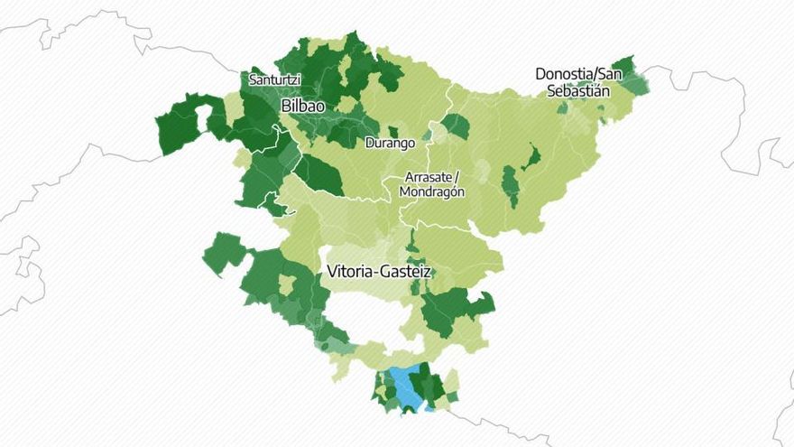 Los resultados de las elecciones del 21A en Euskadi, municipio a municipio