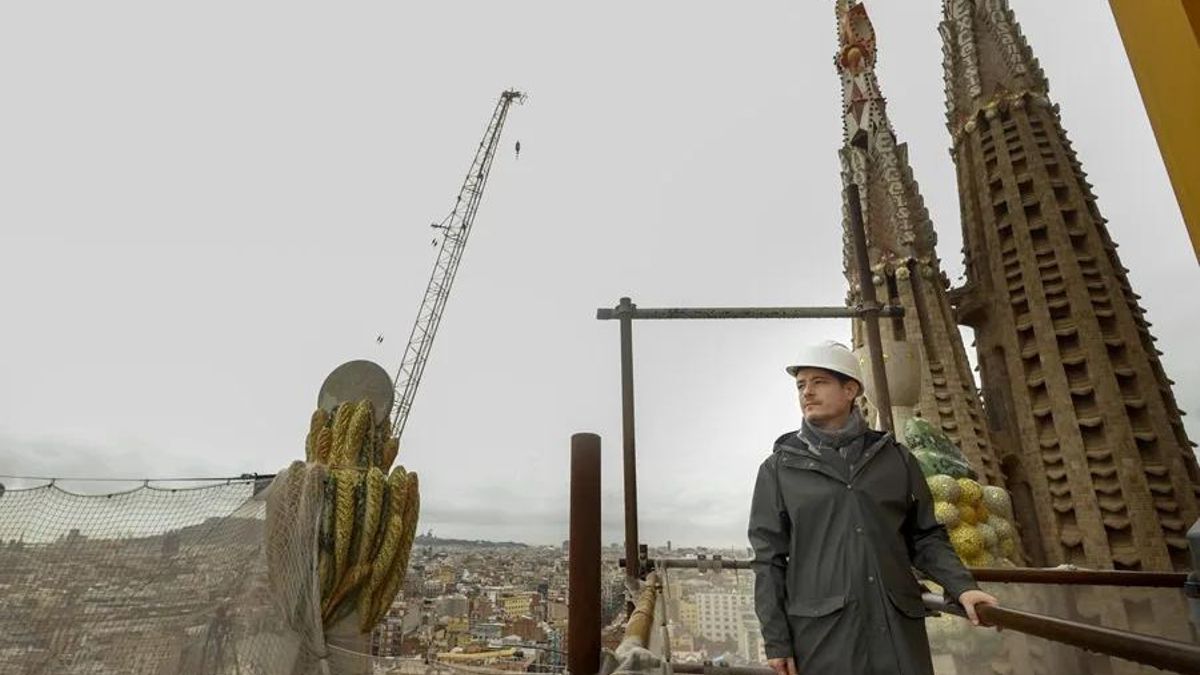 El arquitecto responsable de las terminales de las torres centrales de la Sagrada Familia, Mauricio Cortés