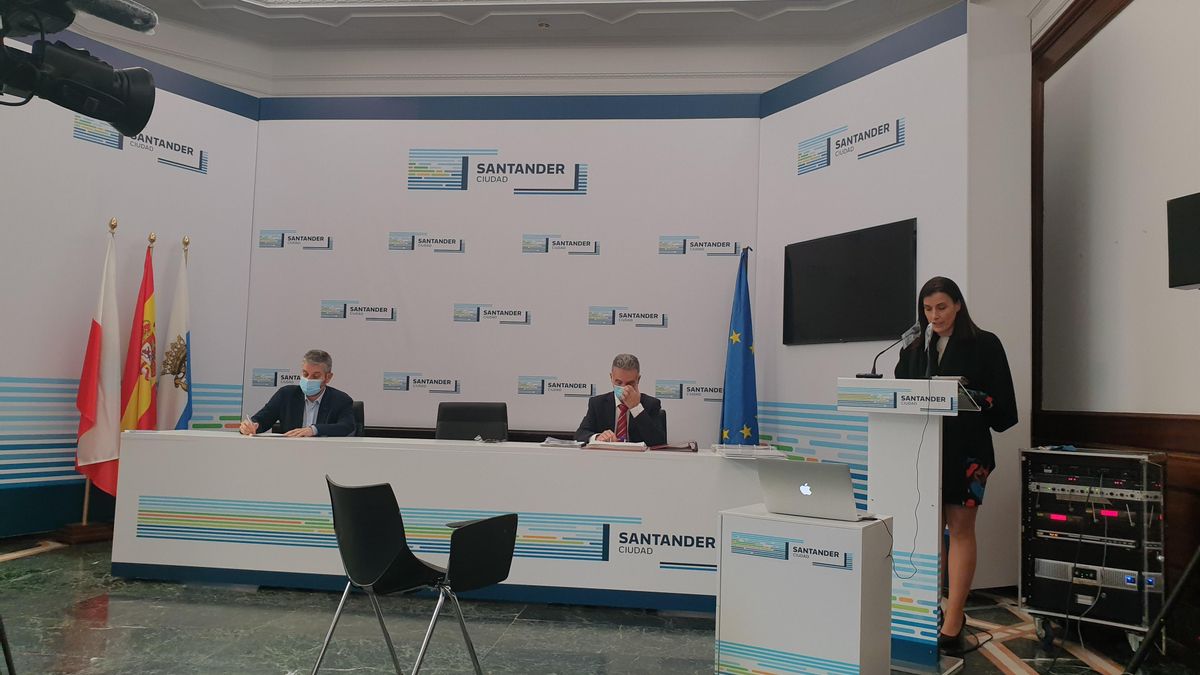 Presentación del presupuesto de Santander.