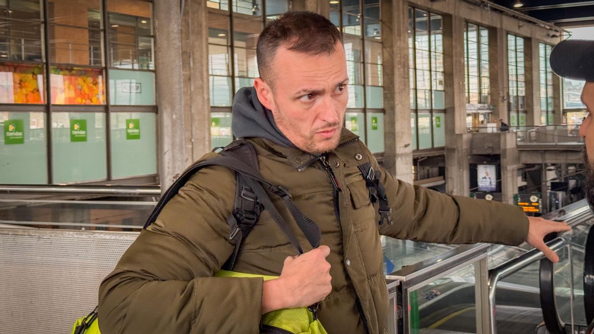 José Luis, uno de los primeros viajeros de alta velocidad entre Madrid y Córdoba, este martes 17 de febrero