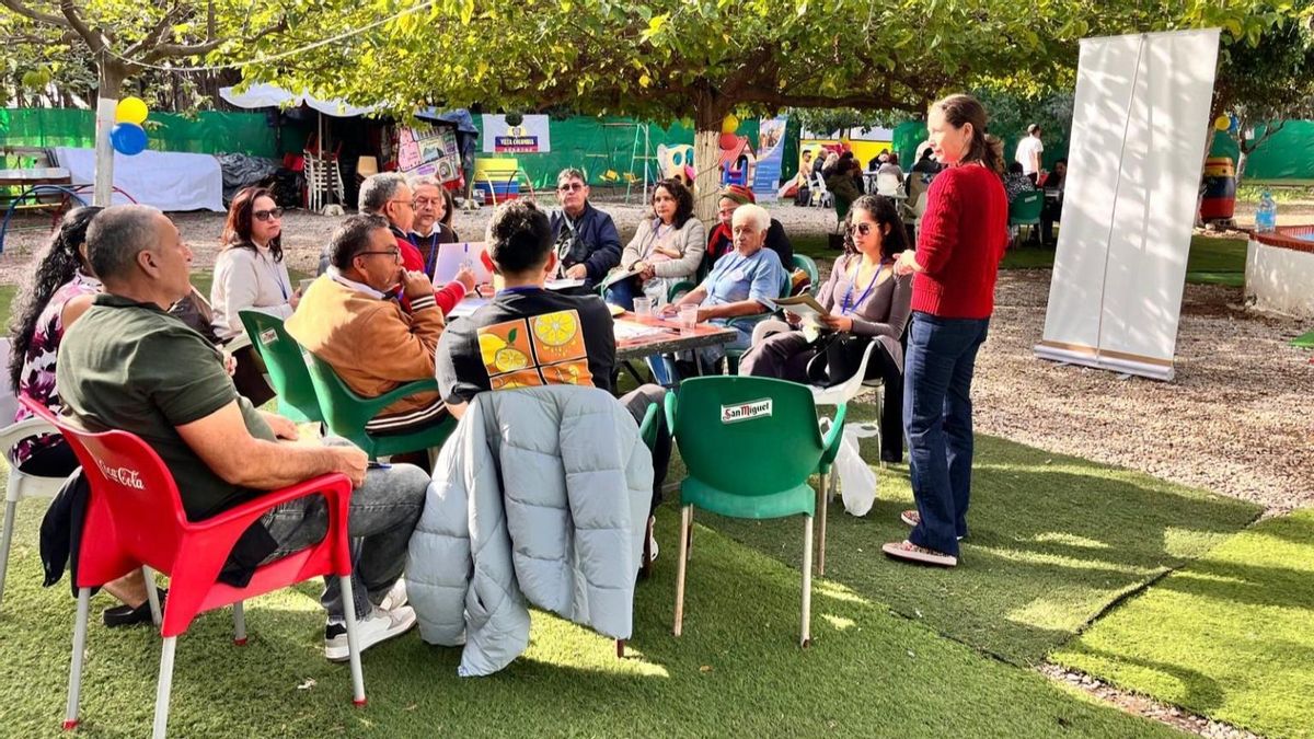 Un momento de un Encuentro de Asociaciones de Colombianos/as en la Comunidad Valenciana celebrado en Castellón.