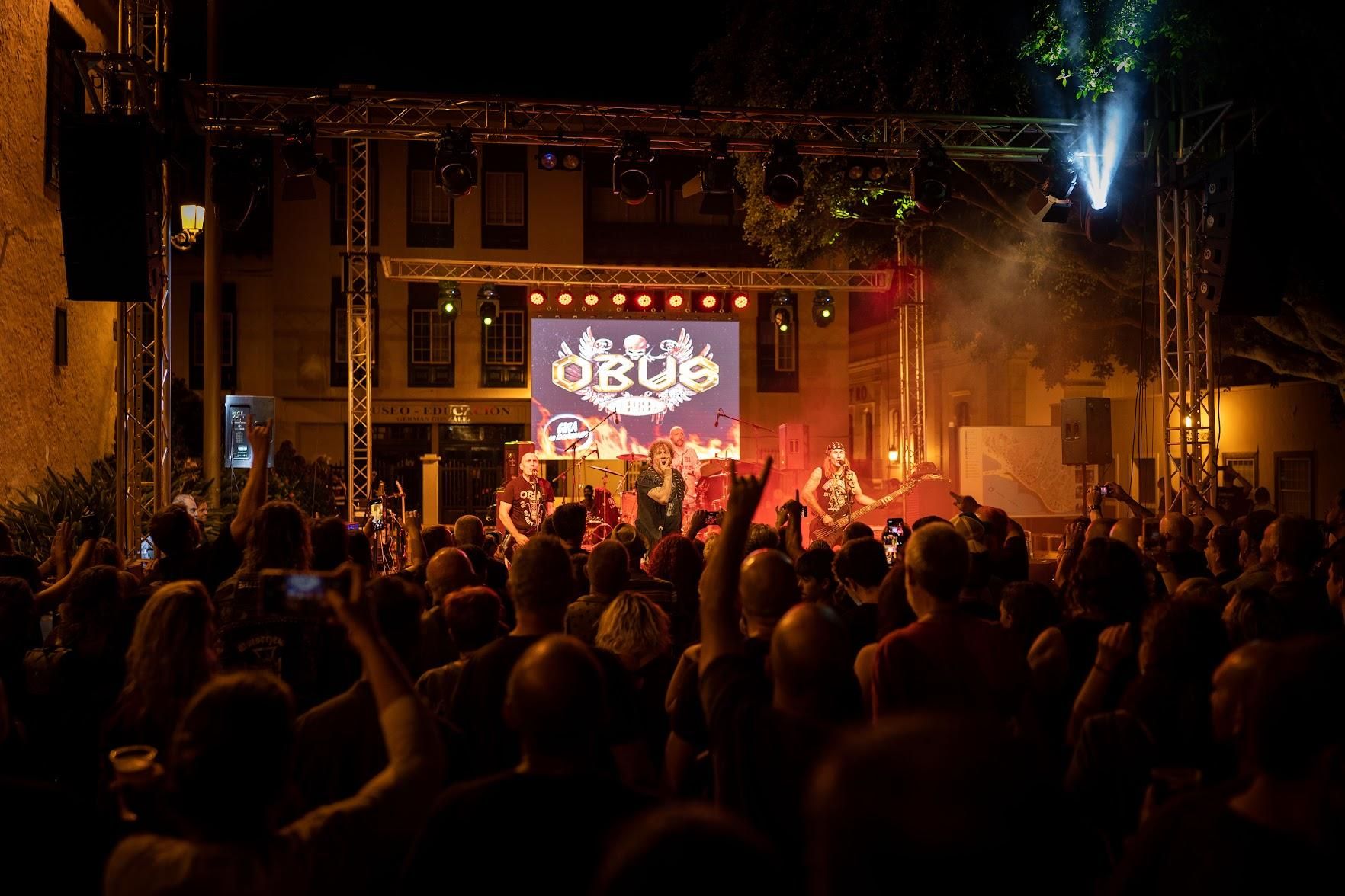 Concierto de 'Obus' en Santa Cruz de La Palma.