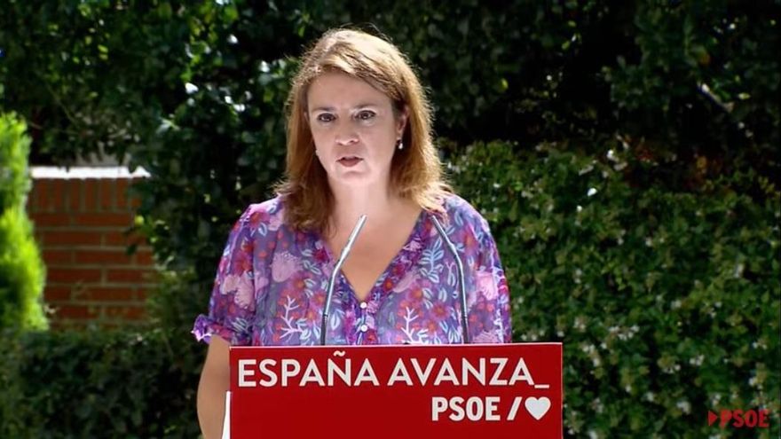 La vicesecretaria general del PSOE, Adriana Lastra.