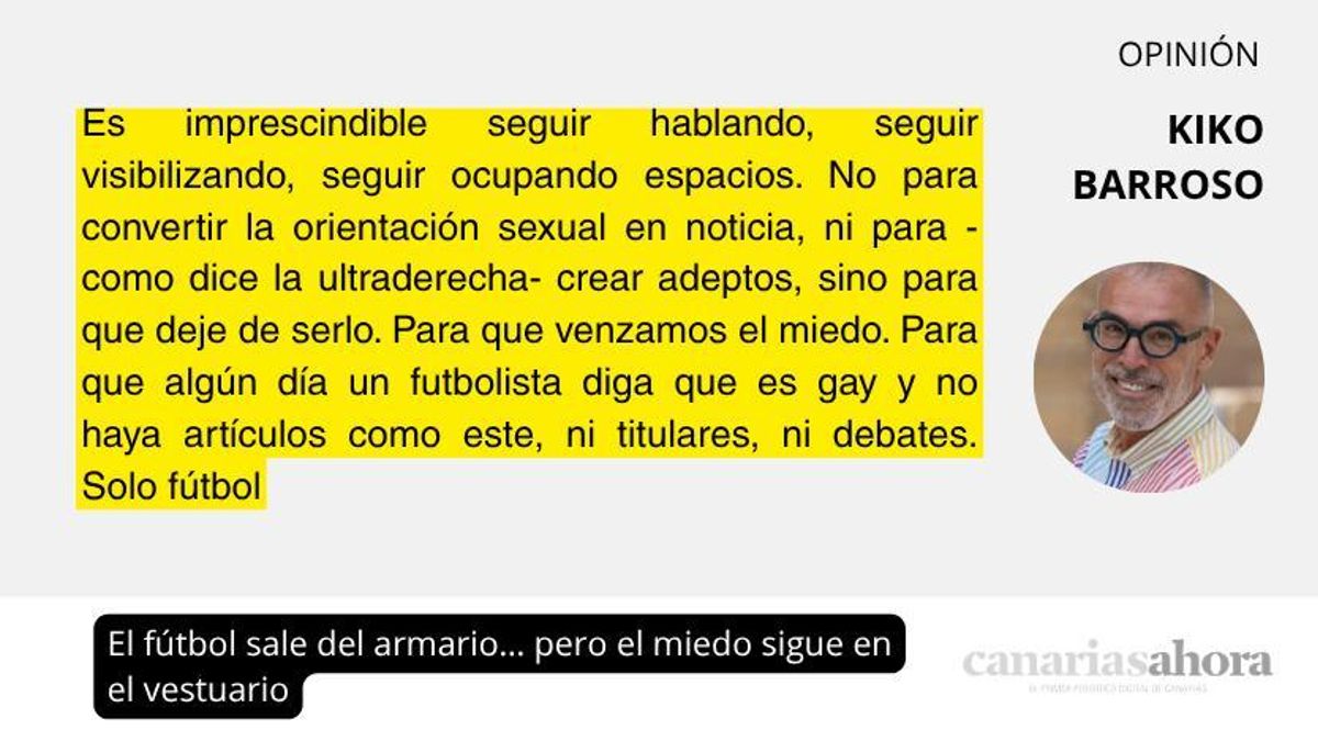 El fútbol sale del armario… pero el miedo sigue en el vestuario