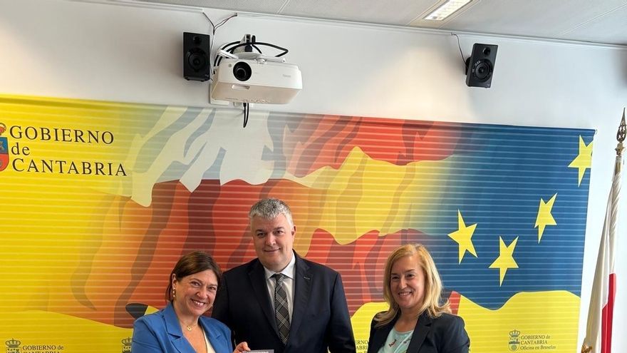 El consejero de Economía, Hacienda, Fondos Europeos y Financiación Autonómica de Cantabria, Luis Ángel Agüeros, en Bruselas