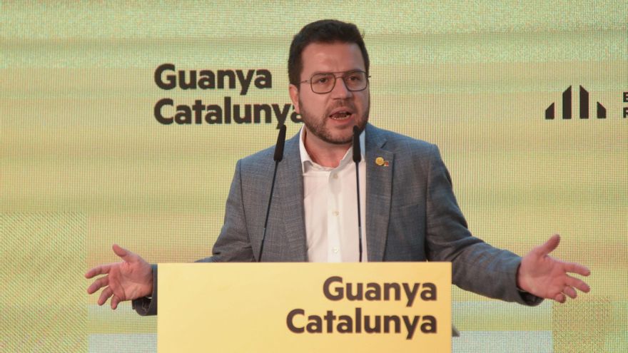 El presidente de la Generalitat de Catalunya, Pere Aragonés