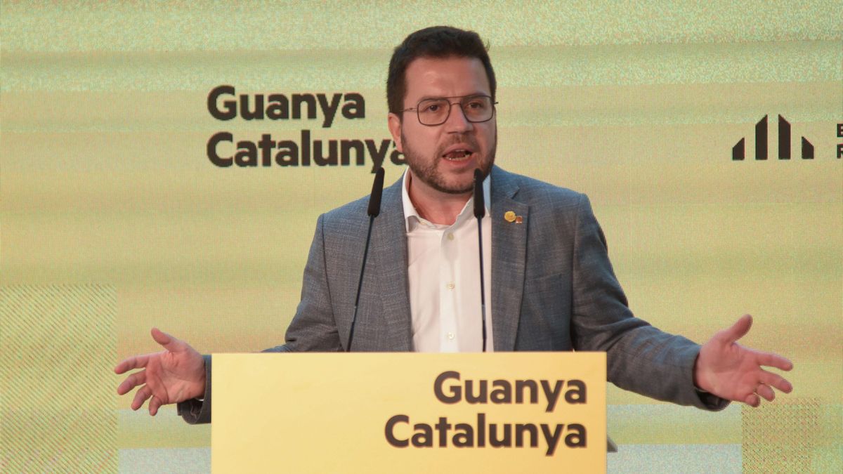 El presidente de la Generalitat de Catalunya, Pere Aragonés