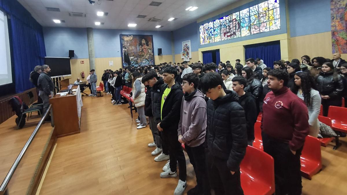 Homenaje a Álex Ortega en el IES Averroes