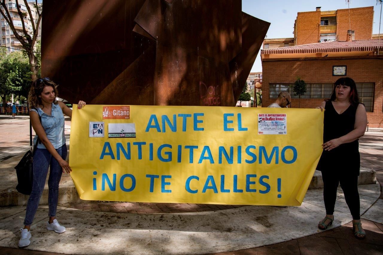 Manifestación en contra del antigitanismo: 'Ante el antigitanismo no te calles'